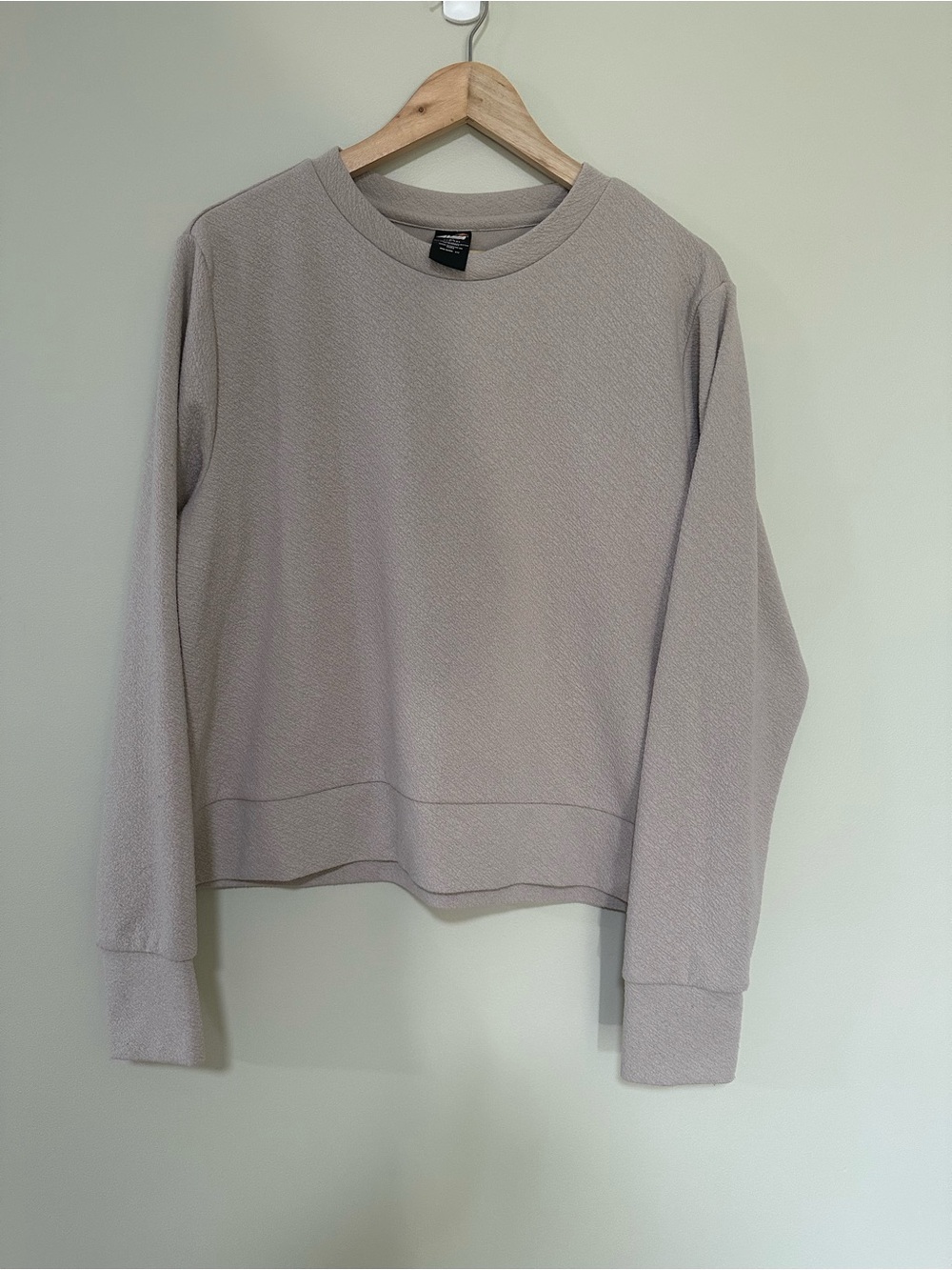 Athleisure‎ Gorpcore Avia Textured Crewneck Sweatshirt XL Lilac Relaxed Fit